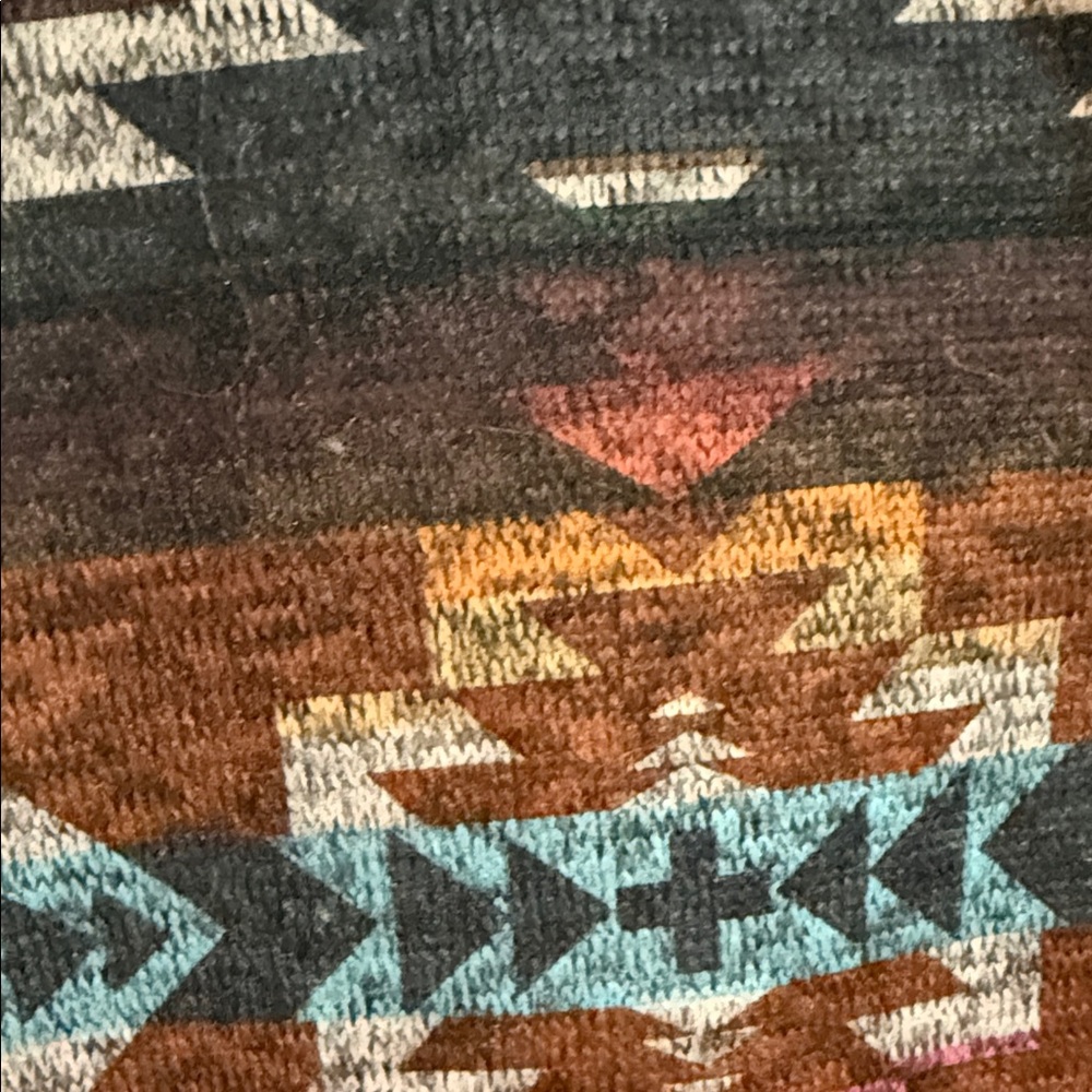 Ladies Aztec Multicolor Patterned pull over - Picture 3 of 6